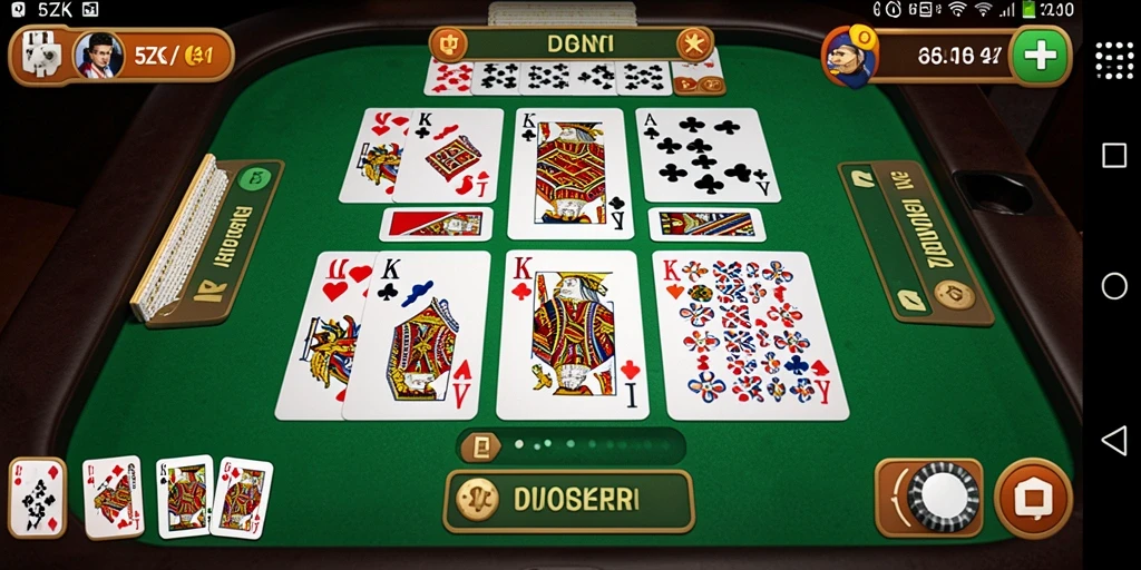 Screenshot gameplay 5ZK menampilkan suasana seru permainan Domino.