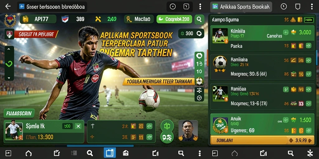 Screenshot utama API77 menampilkan gameplay taruhan yang menarik.