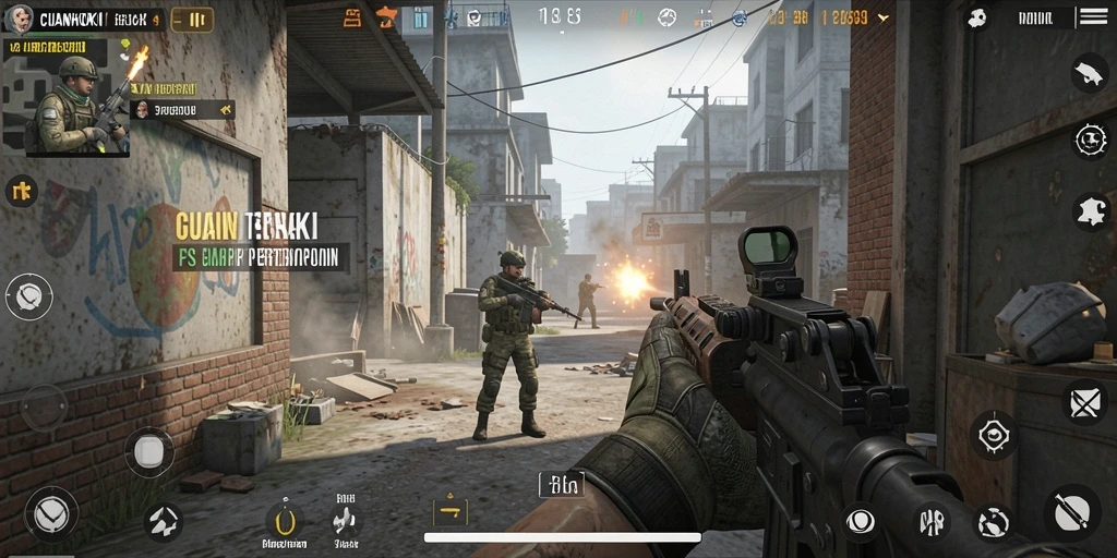Screenshot CUANHOKI menampilkan aksi gameplay pertempuran yang intens.