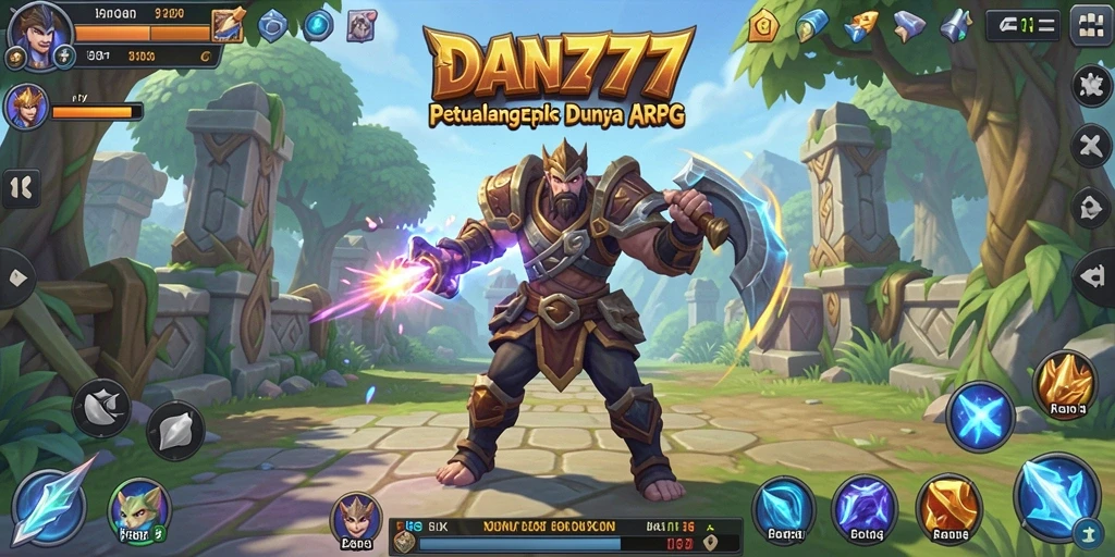 Tampilan menarik dari permainan ARPG dengan aksi mendebarkan.
