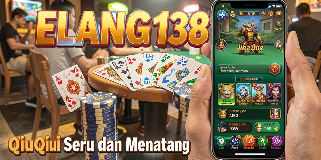 Tampilan gameplay seru QiuQiu di ELANG138.