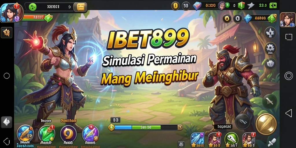 Tampilan menarik dari gameplay IBET899 dalam simulasi permainan.