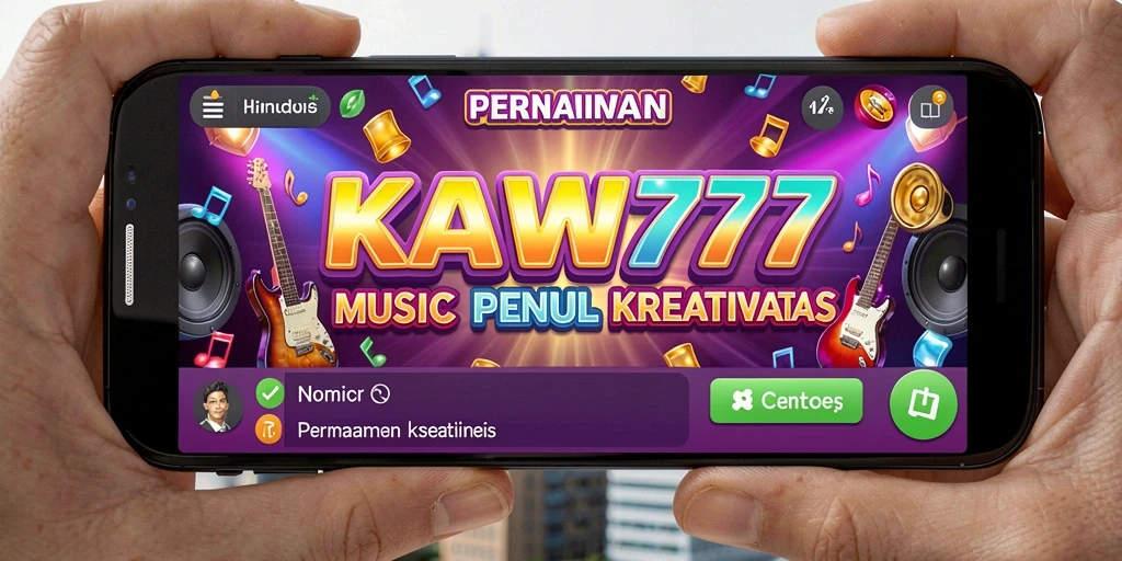 Tampilan gameplay KAWI777 dengan pengalaman musik interaktif yang menarik.