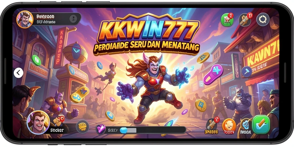 Tangkapan layar KKWIN777 menampilkan pengalaman bermain arcade yang seru.
