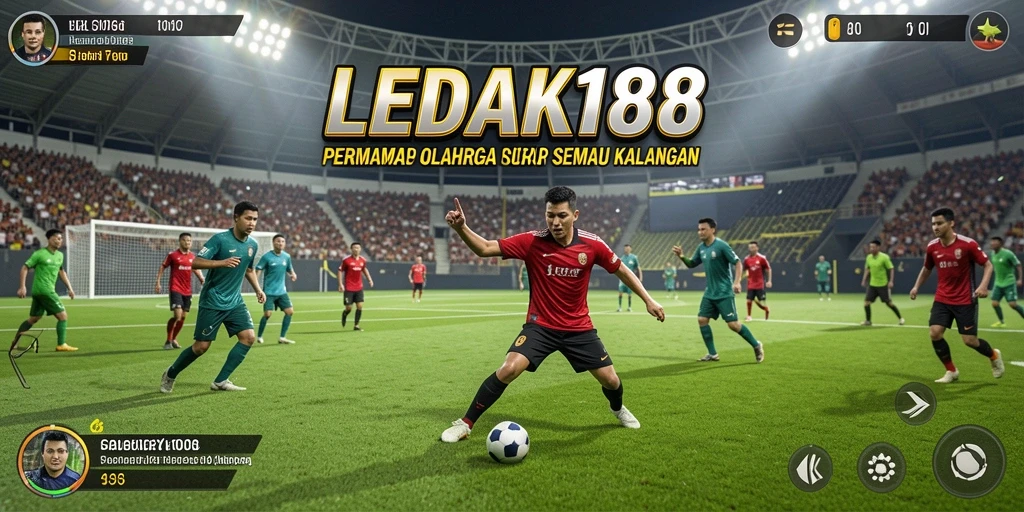 Tampilan menarik dari gameplay yang menegangkan di LEDAK188.