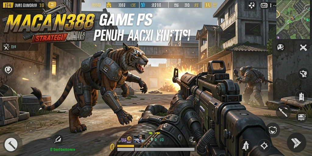 Tangkapan layar gameplay epik dari MACAN388 dengan aksi tembak-menembak yang mendebarkan.