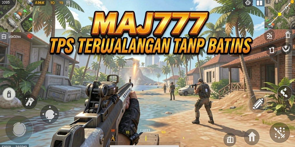 Screenshot gameplay MAJ777 menampilkan aksi tembak-tembakan seru.