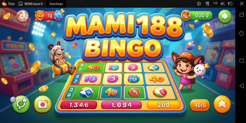 Tampilan gameplay seru dalam aplikasi Bingo MAMI188.