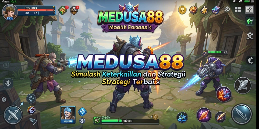 Tampilan gameplay menarik dari MEDUSA88 dengan elemen simulasi yang mendalam.