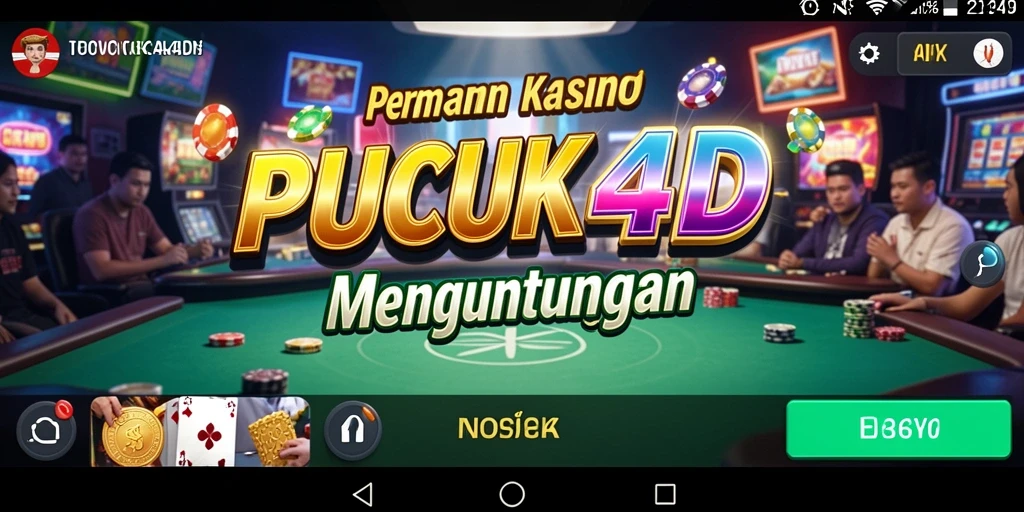 Tampilan gameplay seru di PUCUK4D dengan aksi Kasino yang mendebarkan.