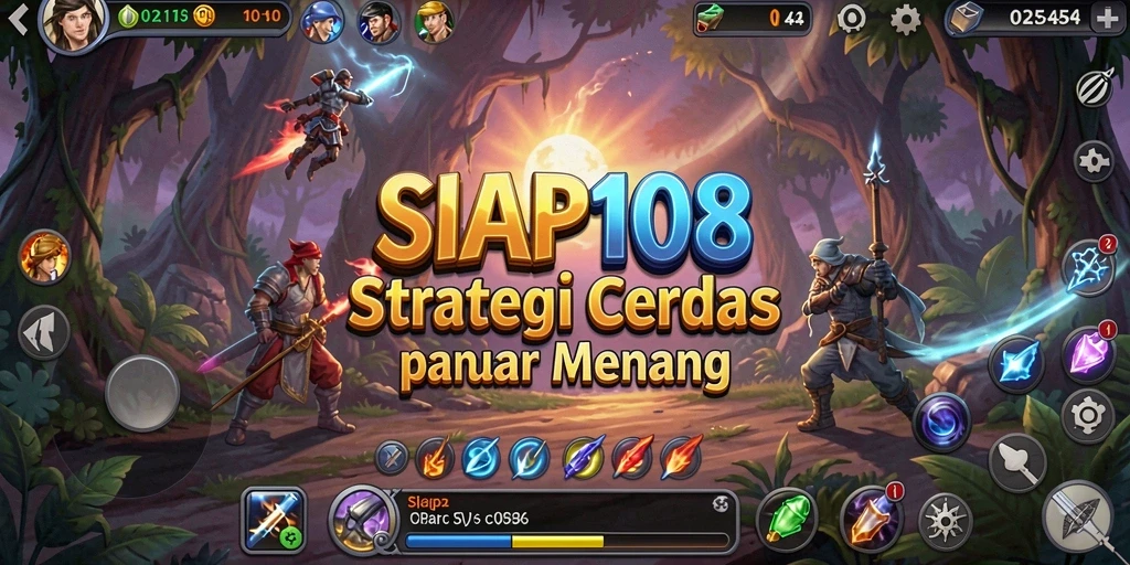 Tampilan menarik dari gameplay SIAP108 yang mendebarkan.