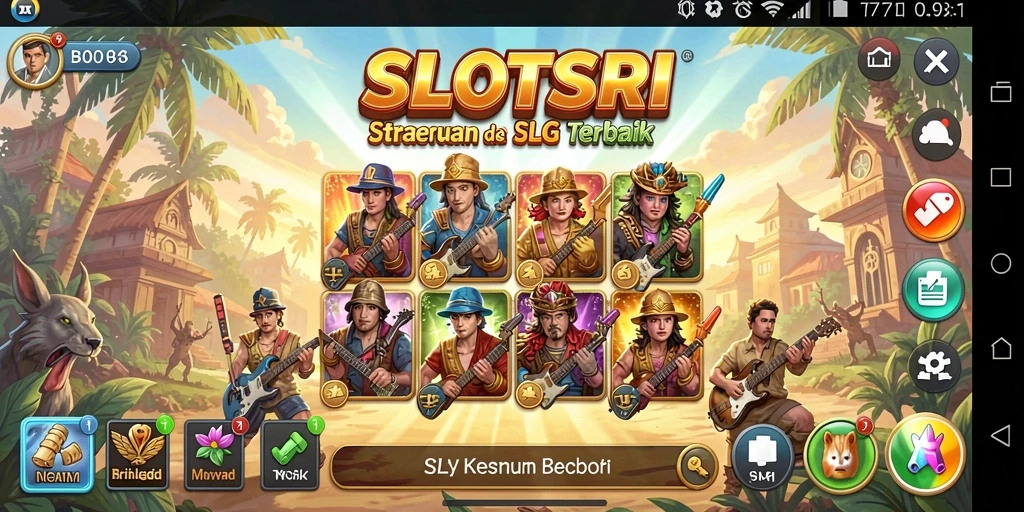 Screenshot gameplay SLOTSRI memperlihatkan aksi strategis yang menegangkan.