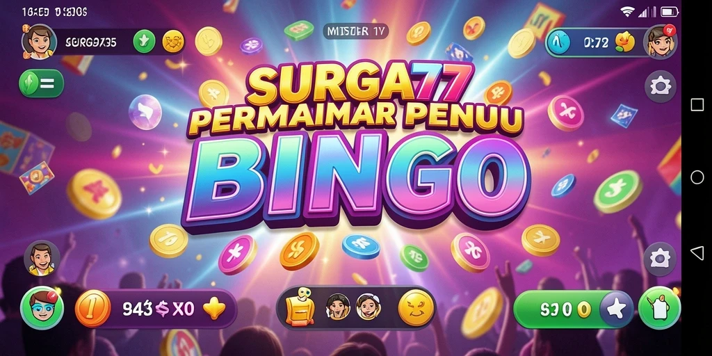 Tampilan gameplay seru Bingo di SURGA77.
