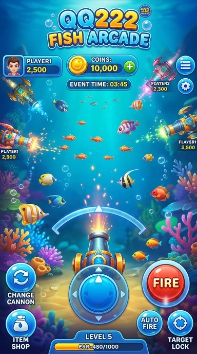 Screenshot tampilan utama aplikasi qq222.